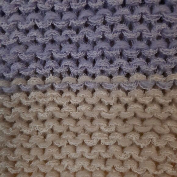 Easel Oversized Sweater Size Small Soft Knit Pullover Crew Neck Pastel Stripes - Picture 7 of 12